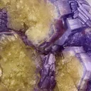 Fluorapatite (bi-color) with Cleavelandite, Afghanistan - image 3