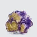 Fluorapatite (bi-color) with Cleavelandite, Afghanistan - image 1