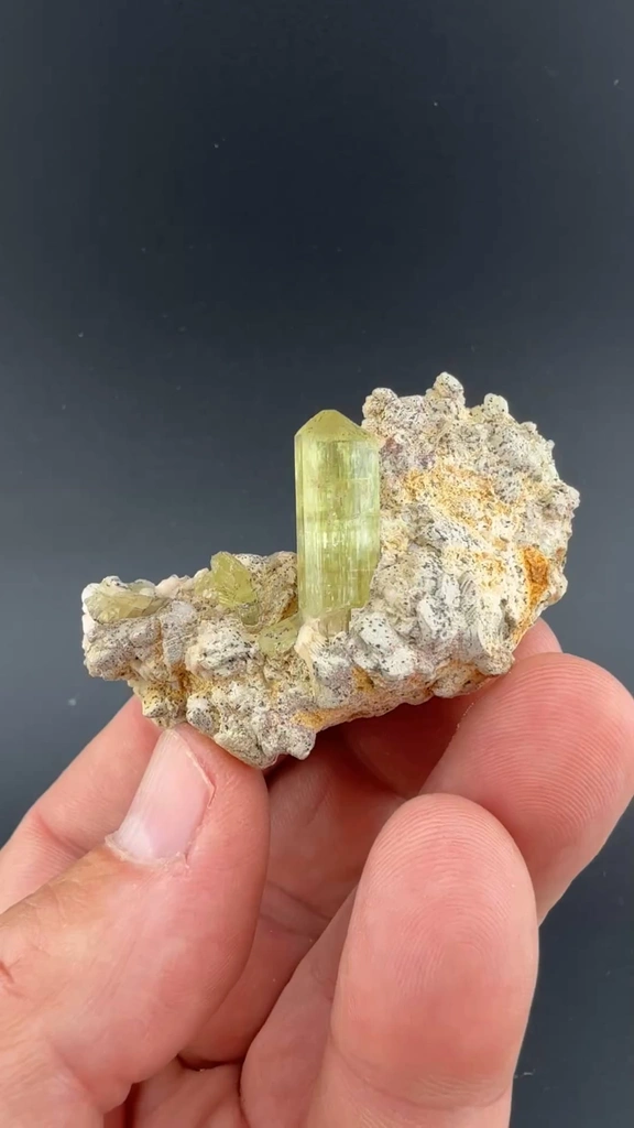 Fluorapatite from Imilchil, Imilchil Caïdat, Imilchil Cercle, Midelt Province, Drâa-Tafilalet Region, Morocco - image 2