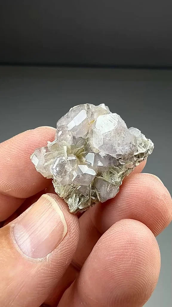 Fluorapatite from Mount Little Xuebaoding, Pingwu Co., Sichuan, China - image 2