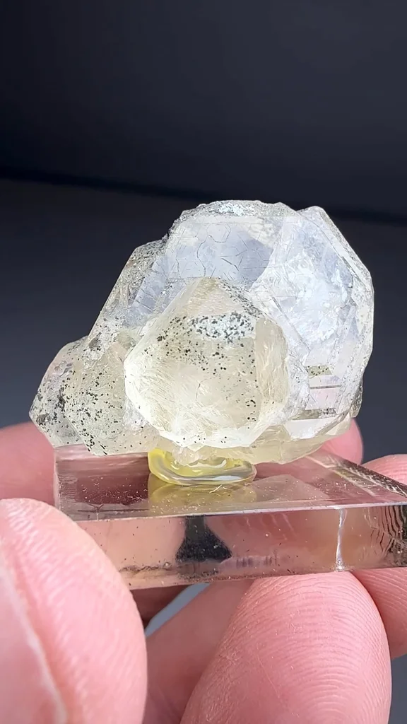 Fluorapatite from Tormiq Valley, Haramosh Mts., Roundu District, Gilgit-Baltistan, Pakistan - image 2
