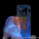 Fluorapatite inclusion in Beryl var. Aquamarine - image 5