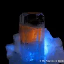 Fluorapatite inclusion in Beryl var. Aquamarine - image 1