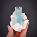 Fluorapatite inclusion in Beryl var. Aquamarine - image 2