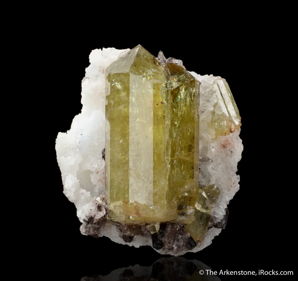 Fluorapatite on Hyalite image