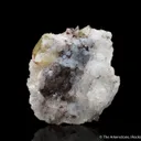 Fluorapatite on Hyalite - image 2