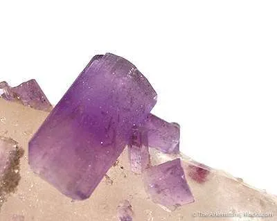 Fluorapatite on Quartz (Floater) - image 2