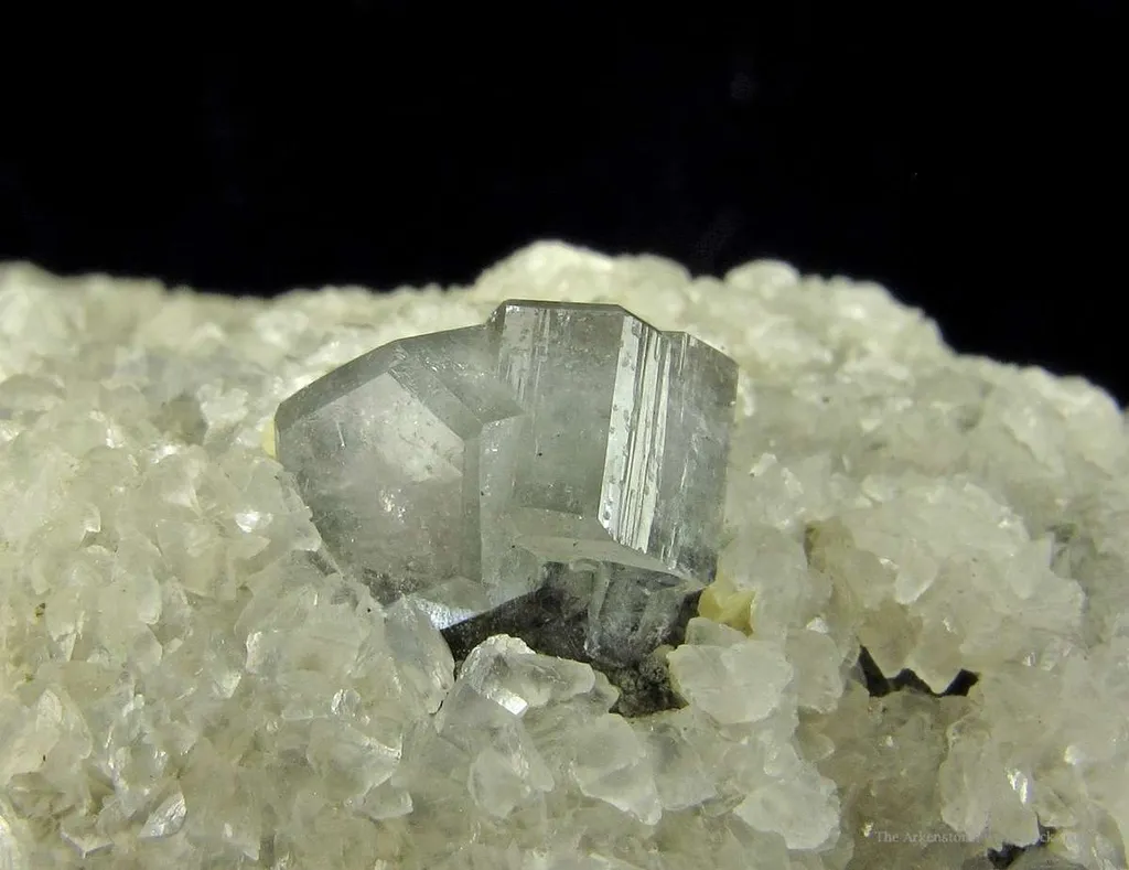 Fluorapatite on Smoky Quartz With Arsenopyrite, Calcite, Siderite - image 5