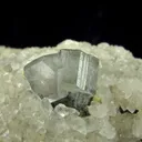 Fluorapatite on Smoky Quartz With Arsenopyrite, Calcite, Siderite - image 5