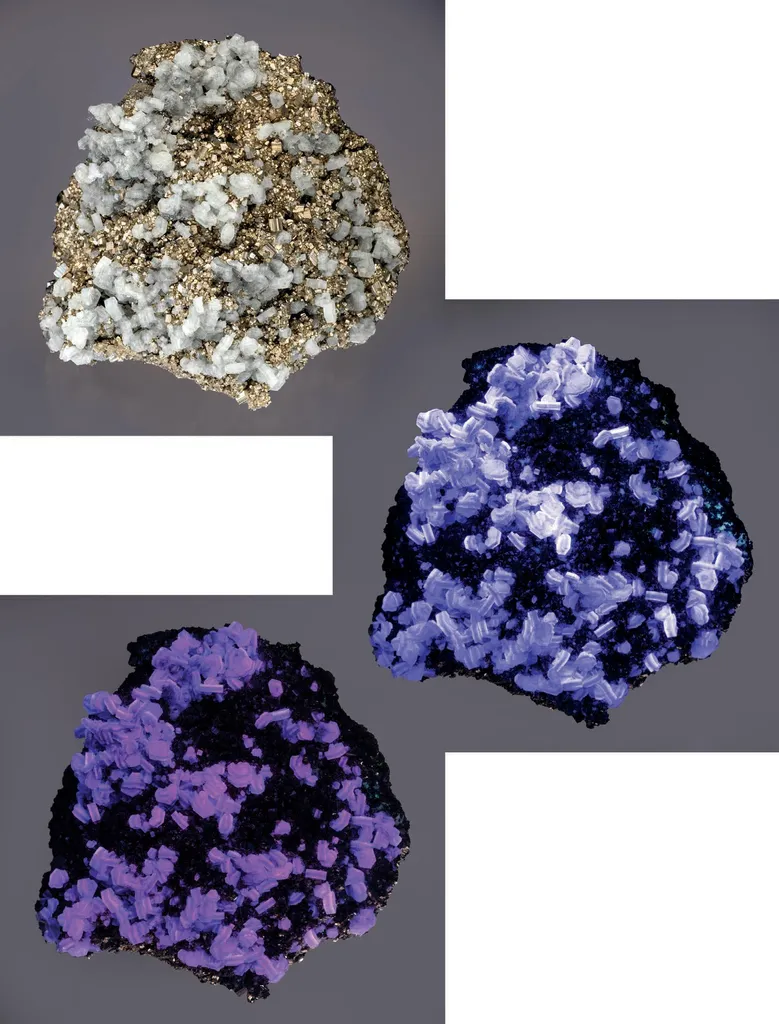 Fluorapatite, Pyrite image