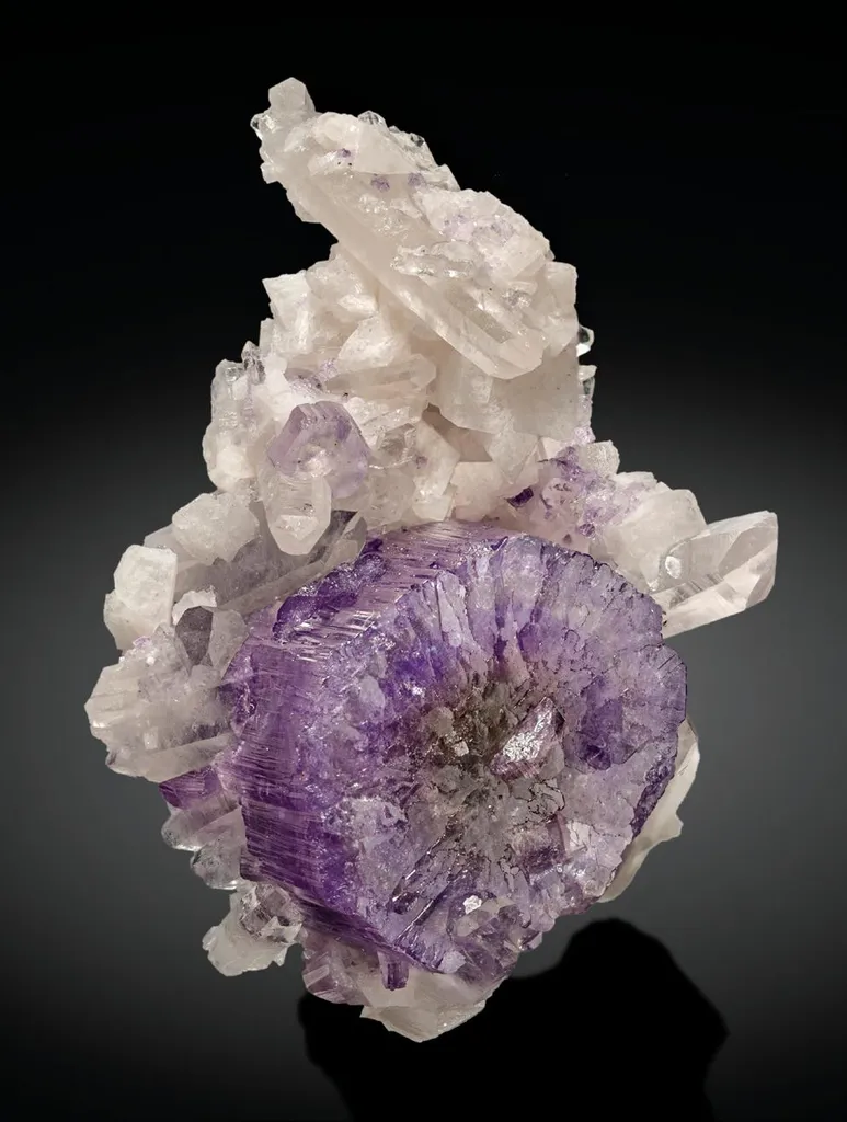 Fluorapatite, Quartz image