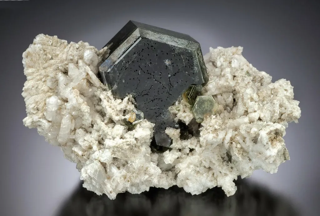 Fluorapatite, Quartz, Albite image
