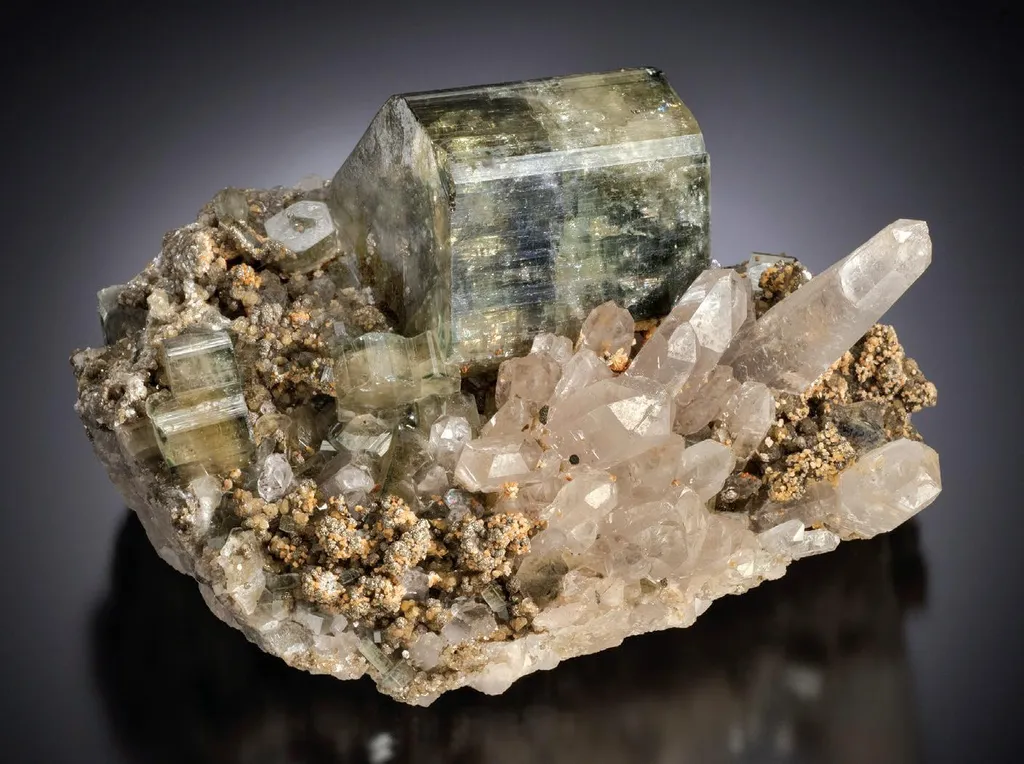 Fluorapatite, Quartz, Pyrite image