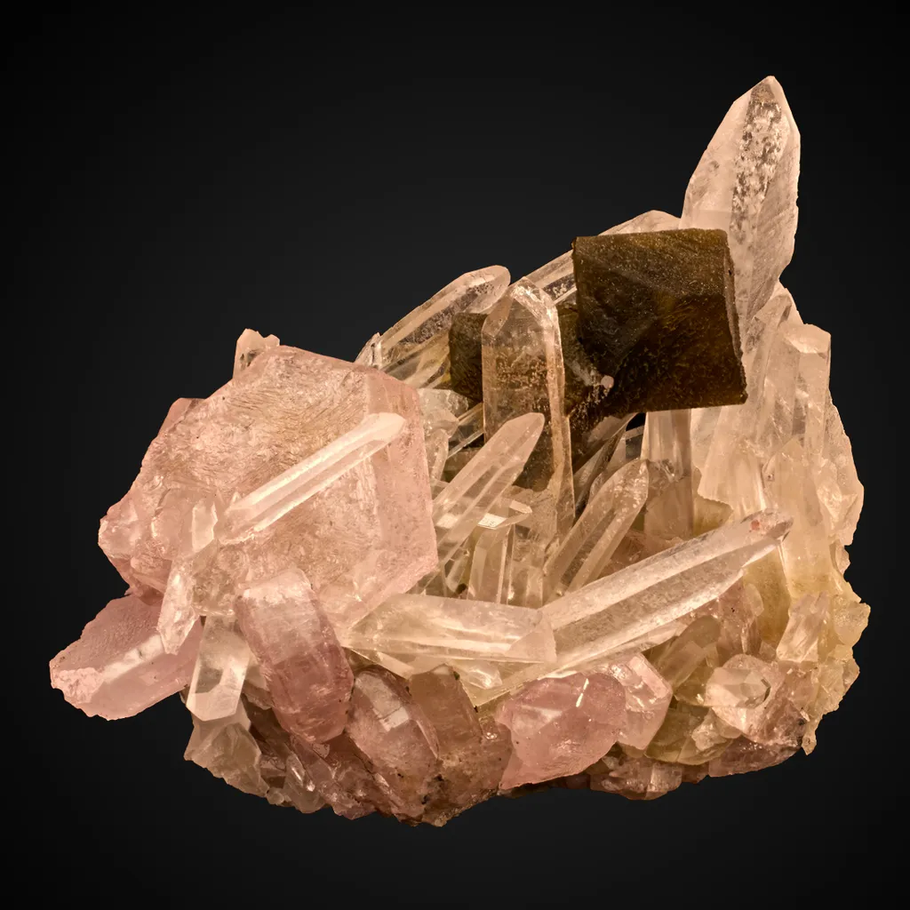 Fluorapatite, Quartz, Siderite image