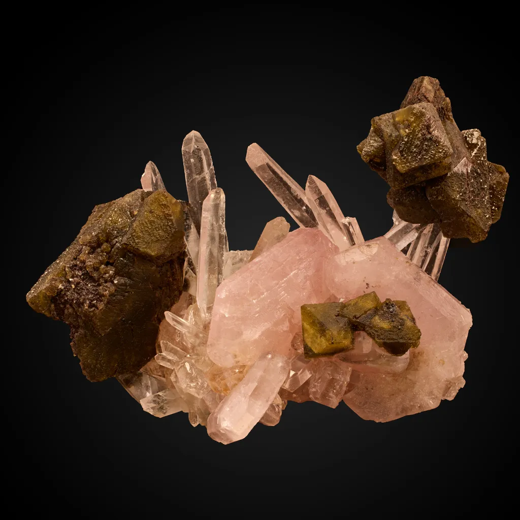 Fluorapatite, Quartz, Siderite image
