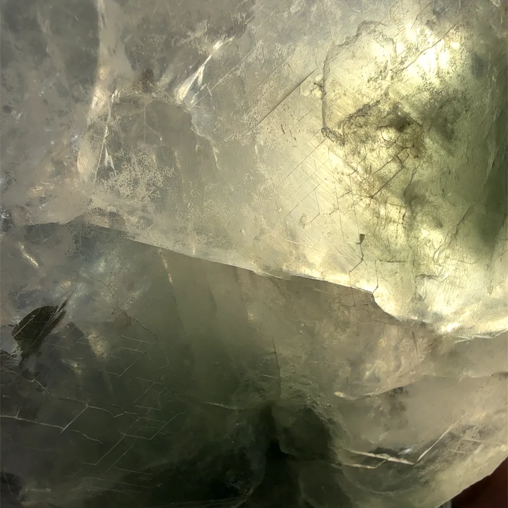 Fluorapatite w/ Actinolite v. Byssolite - Pakistan, KP Province, Mohmand District, Warsak Intrusions, Ganadao - image 9