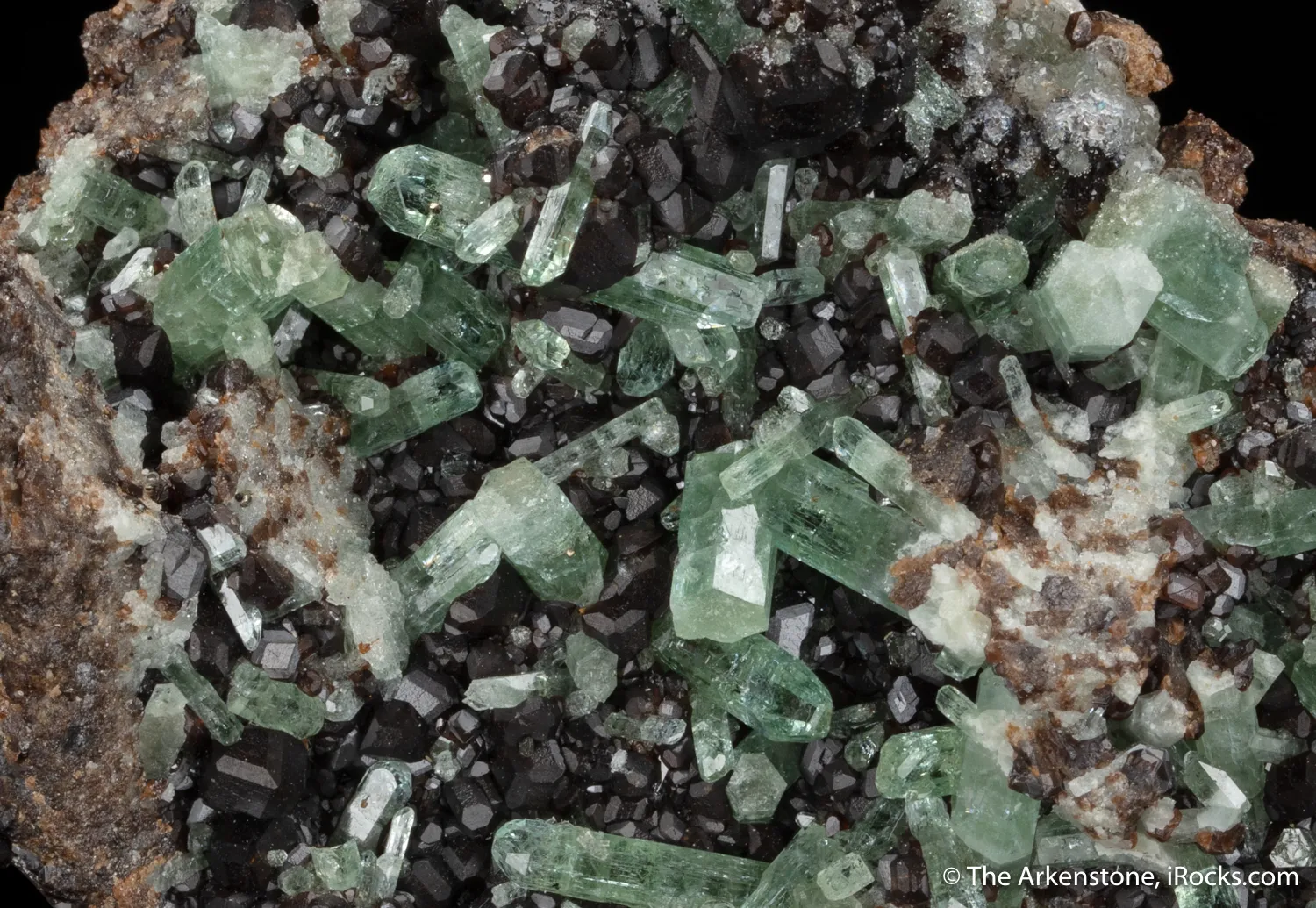 Fluorapatite with Andradite - image 2