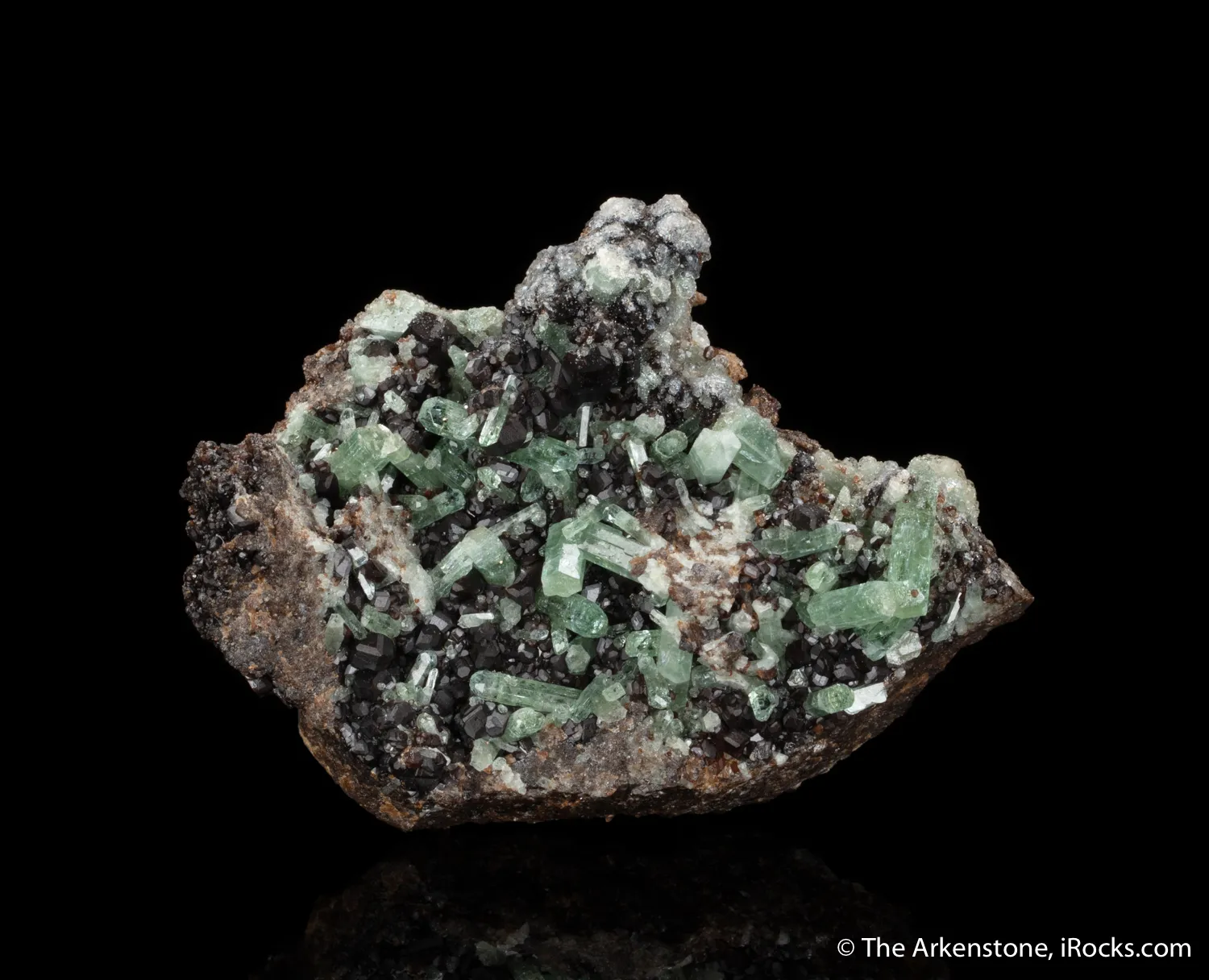Fluorapatite with Andradite - image 1