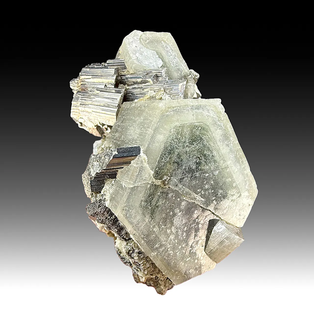 Fluorapatite with Arsenopyrite (1673) - image 1