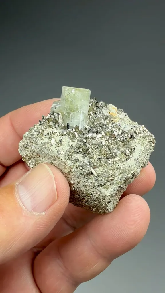 Fluorapatite with Arsenopyrite - image 2