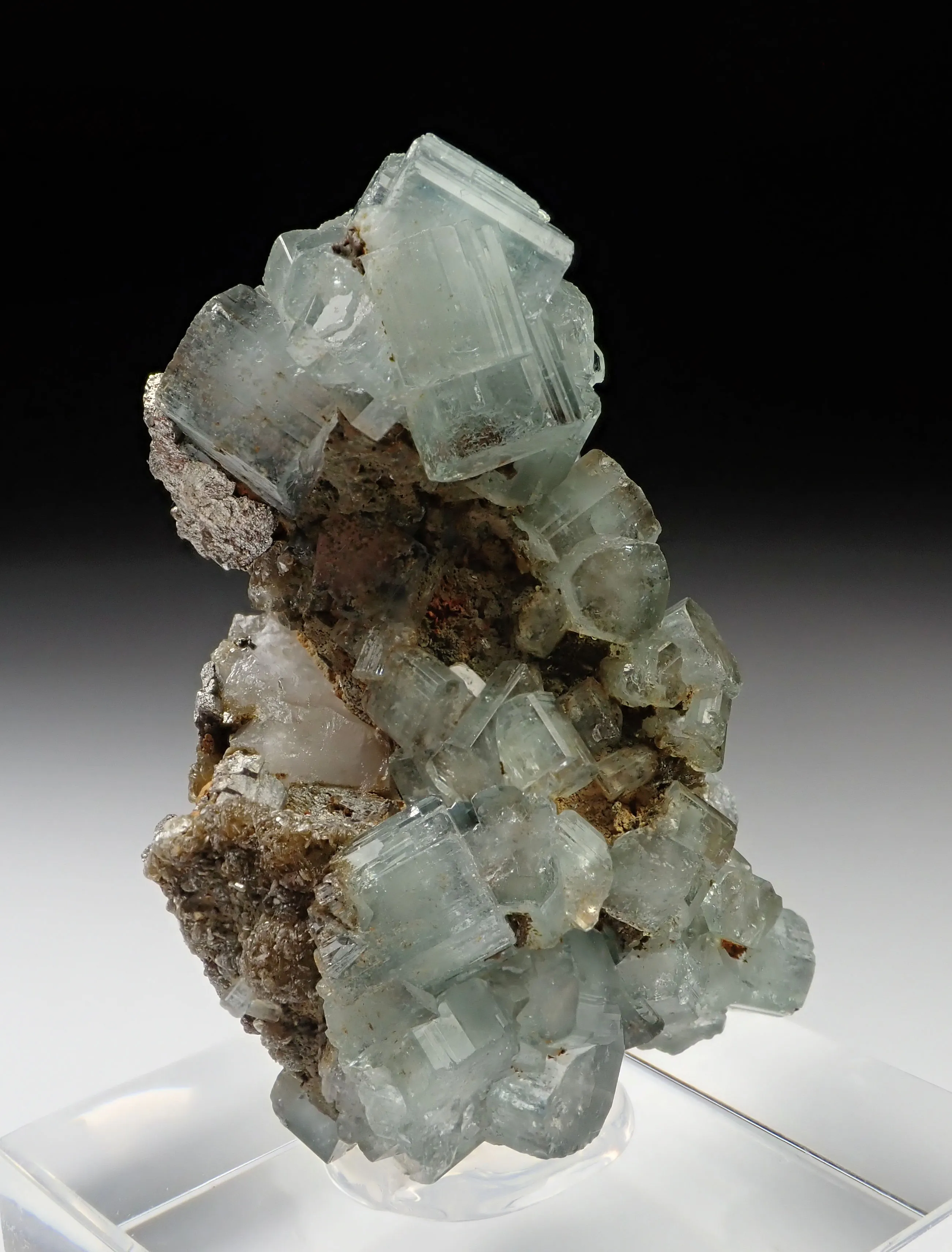 Fluorapatite with Arsenopyrite - image 1