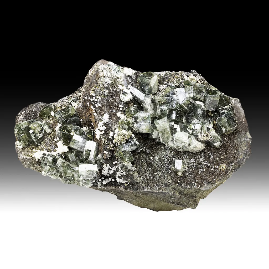 Fluorapatite with Arsenopyrite, Chalcopyrite image