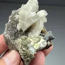 Fluorapatite with Arsenopyrite, Pyrite, Muscovite (1265) - image 2