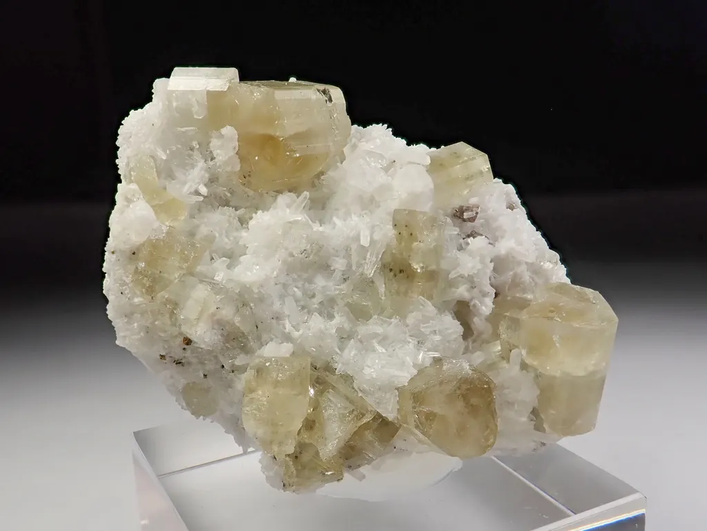 Fluorapatite with Calcite and Quartz image
