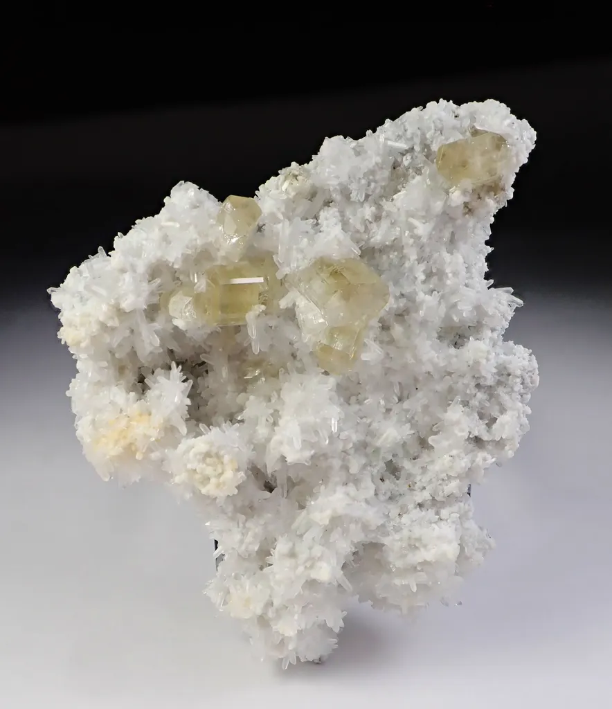 Fluorapatite with Calcite and Quartz image