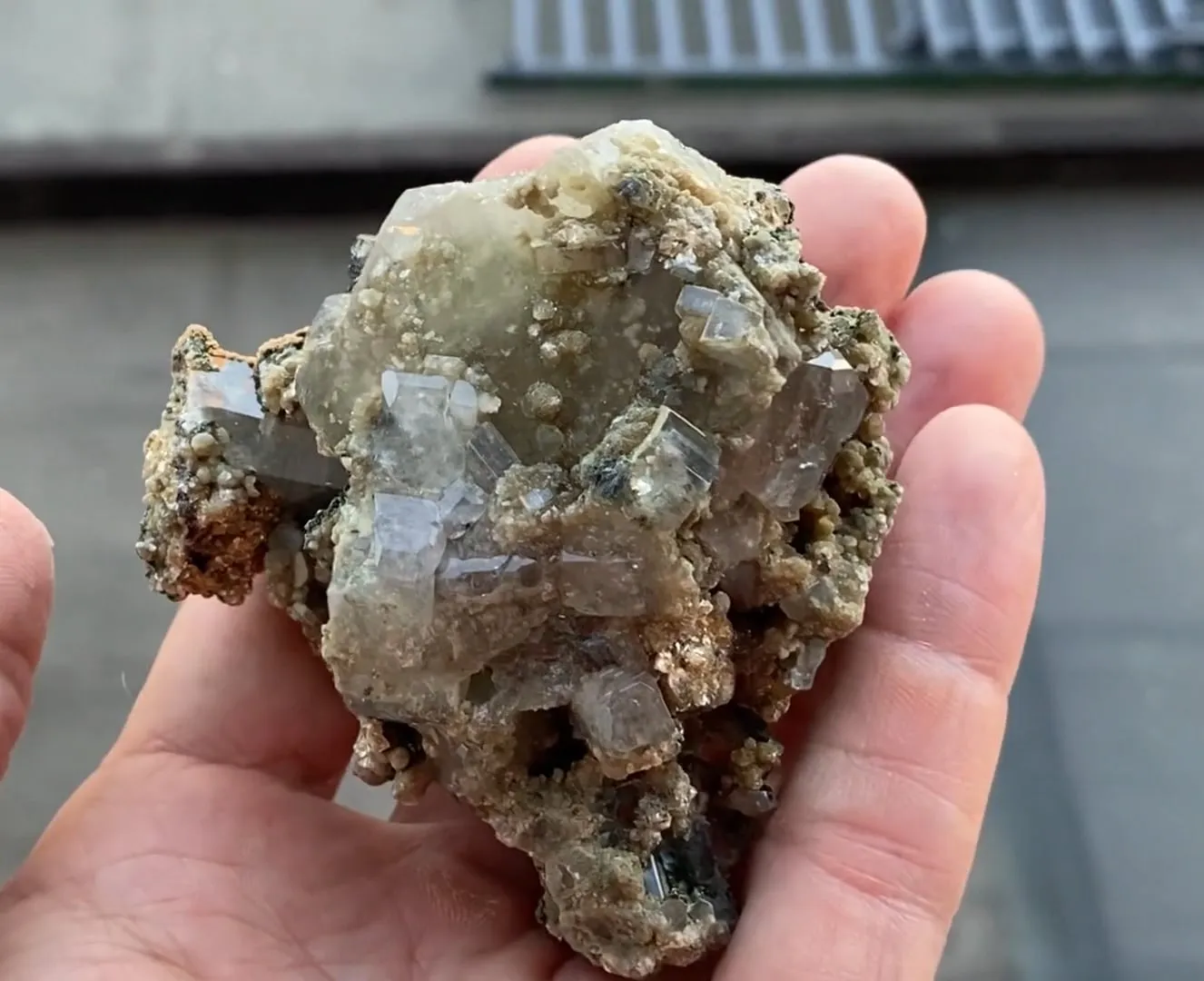 Fluorapatite with Cassiterite and Quartz - image 1