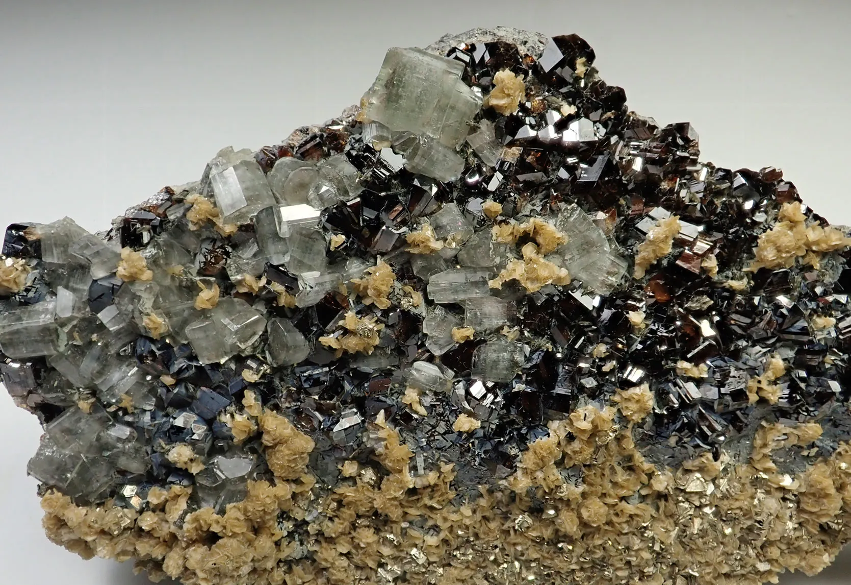 Fluorapatite with Cassiterite and Siderite - image 3