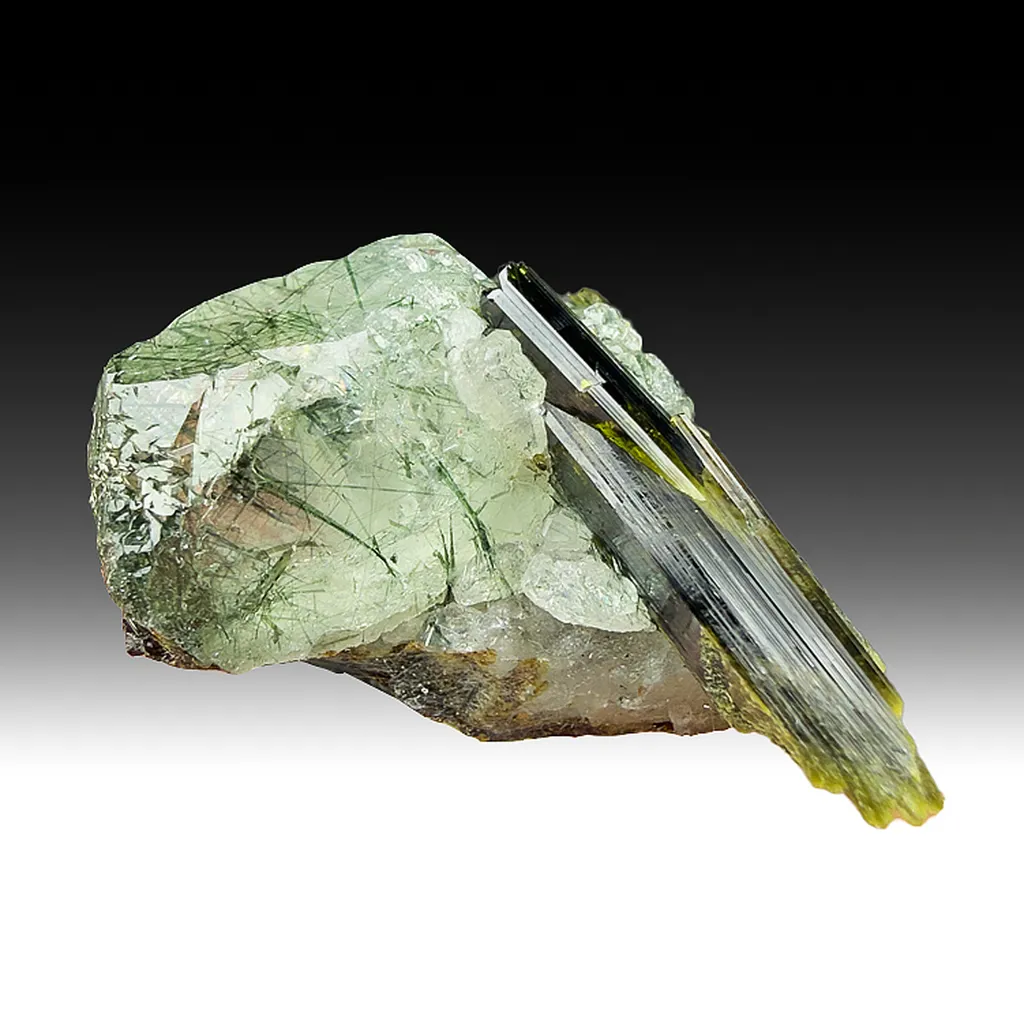 Fluorapatite with Epidote, Actinolite image