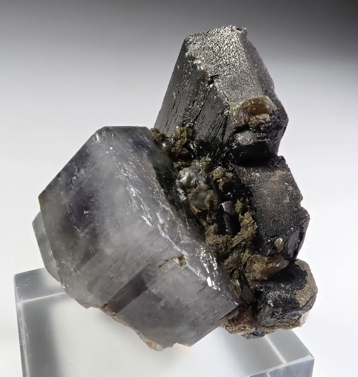 Fluorapatite with Ferberite - image 2