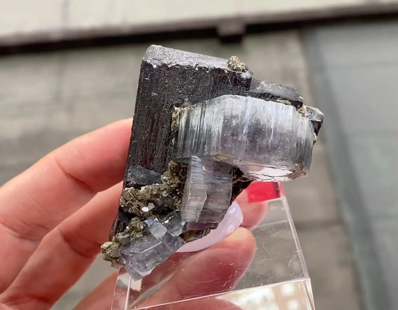 Fluorapatite with Ferberite - image 7