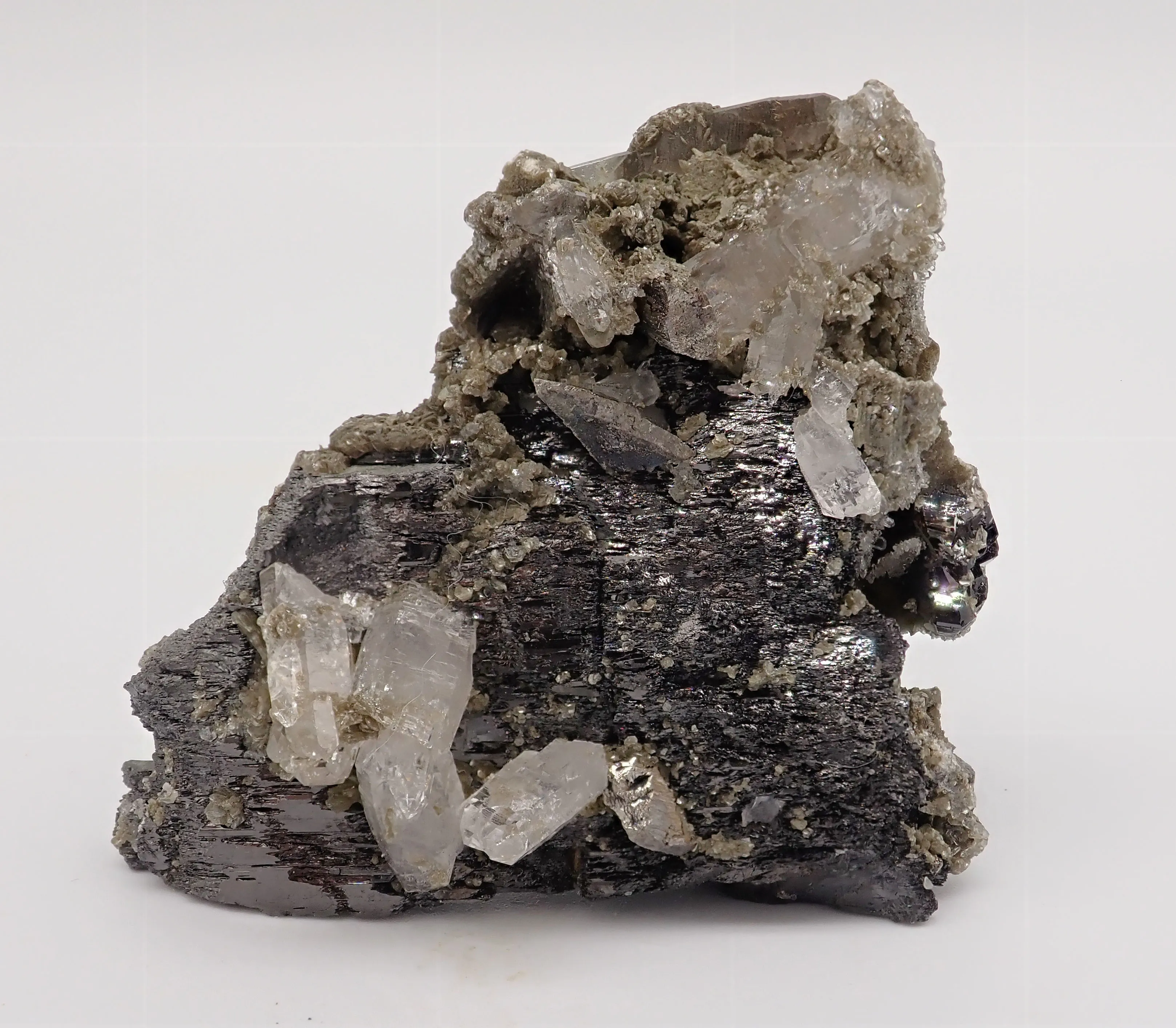 Fluorapatite with Ferberite and Cassiterite - image 2