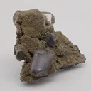 Fluorapatite with Ferberite and Cassiterite - image 1