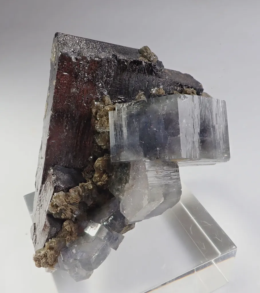 Fluorapatite with Ferberite image