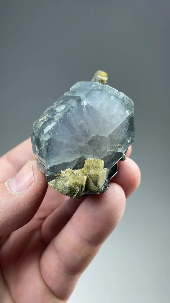 Fluorapatite with Ferberite, Siderite - image 2