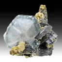 Fluorapatite with Ferberite, Siderite - image 1