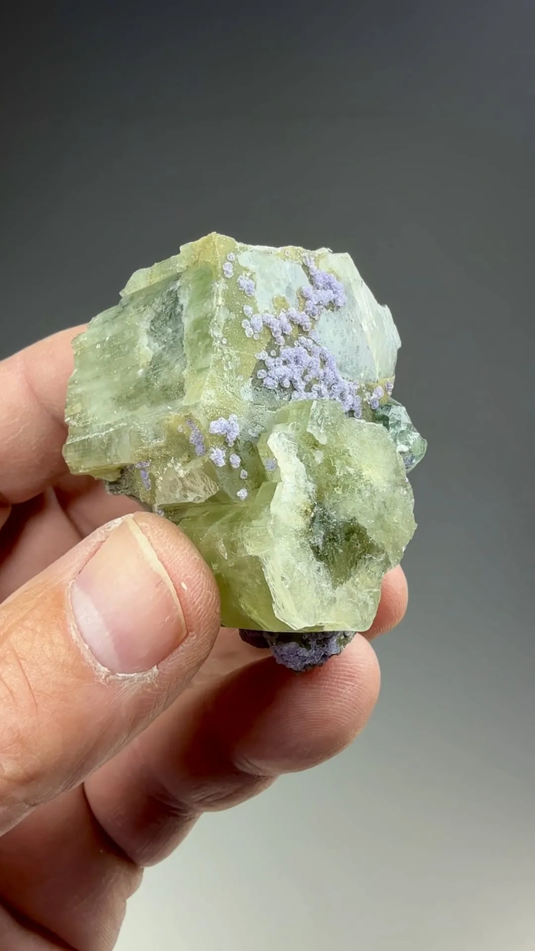 Fluorapatite with Fluorite - image 2