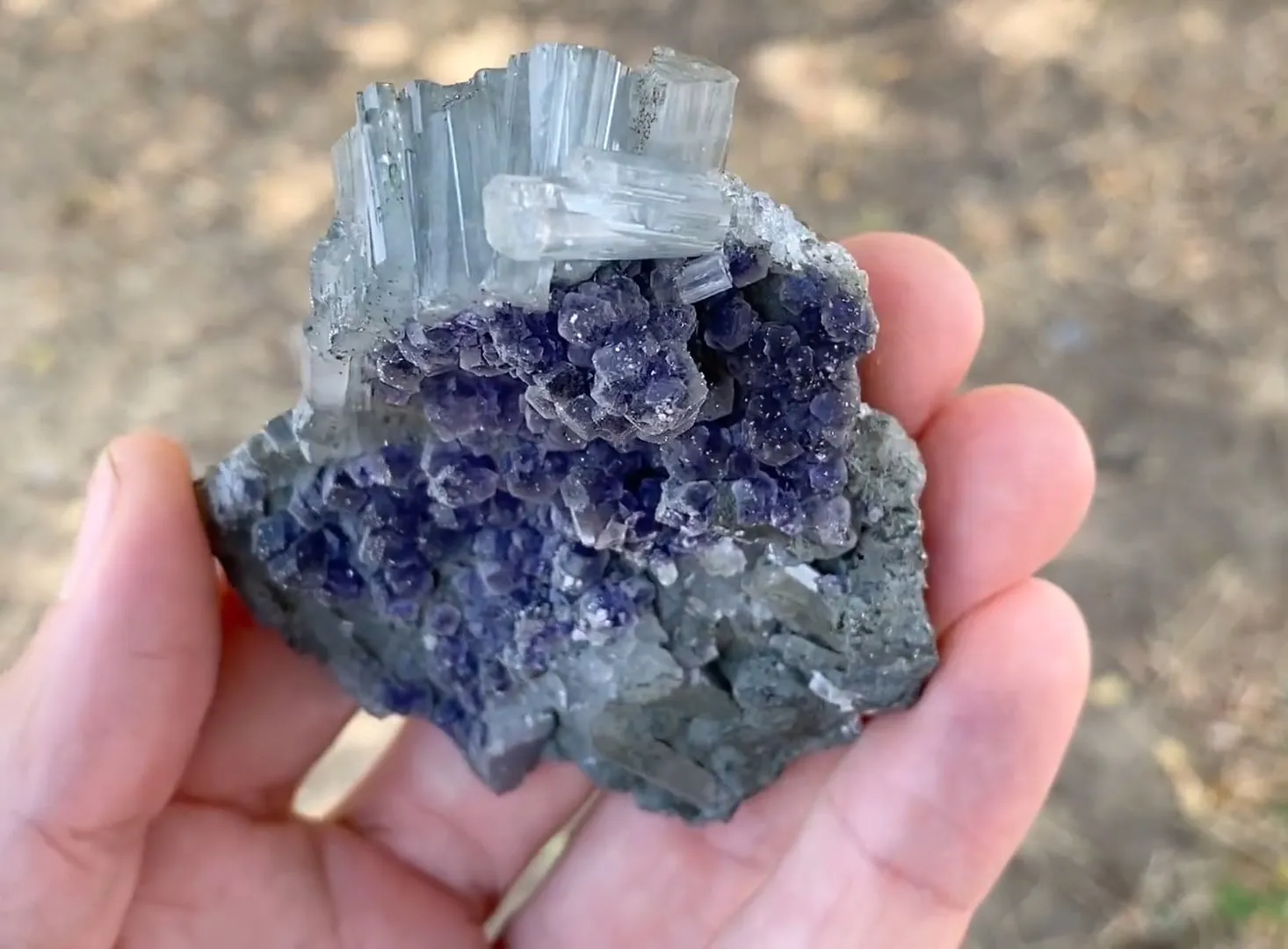 Fluorapatite with Fluorite - image 5