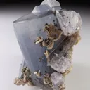 Fluorapatite with Fluorite, Siderite, Pyrite and Quartz - image 3