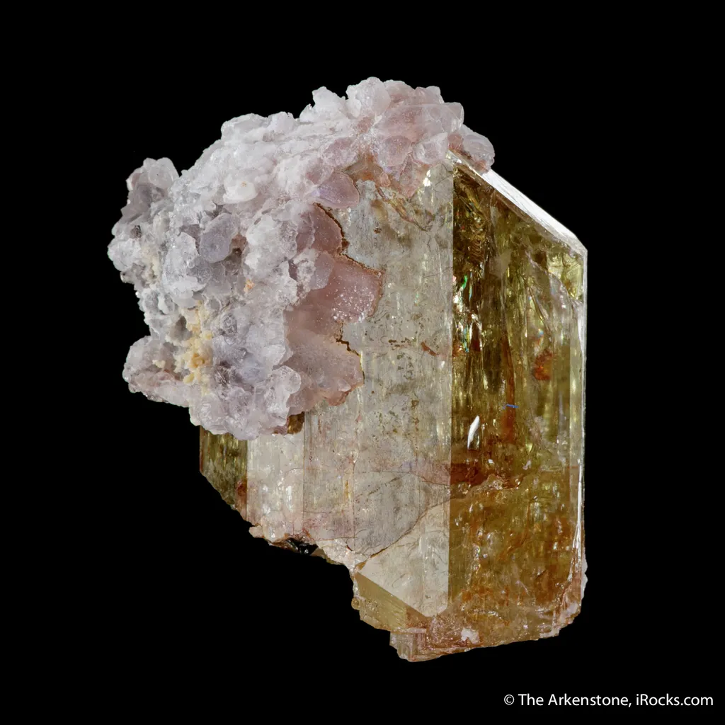 Fluorapatite with Hyalite Opal - image 2
