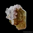 Fluorapatite with Hyalite Opal - image 3
