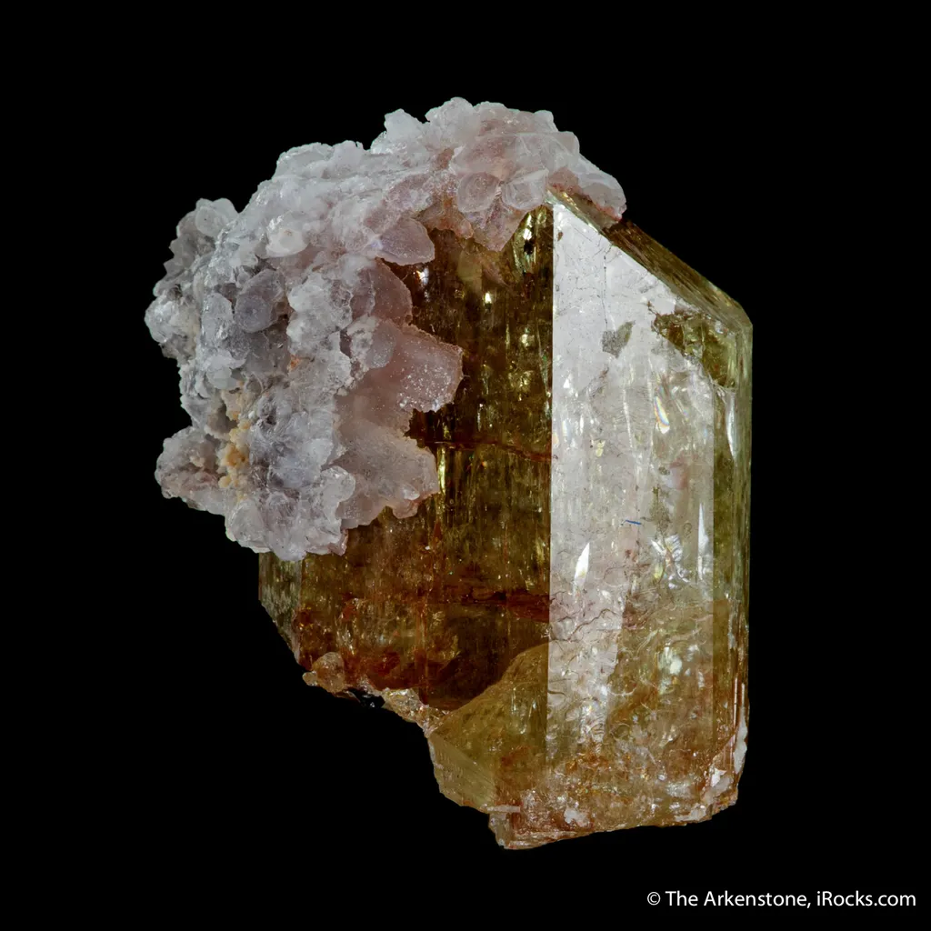 Fluorapatite with Hyalite Opal image
