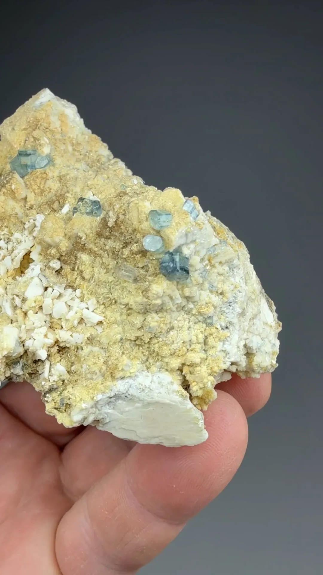 Fluorapatite with Orthoclase, Quartz - image 2