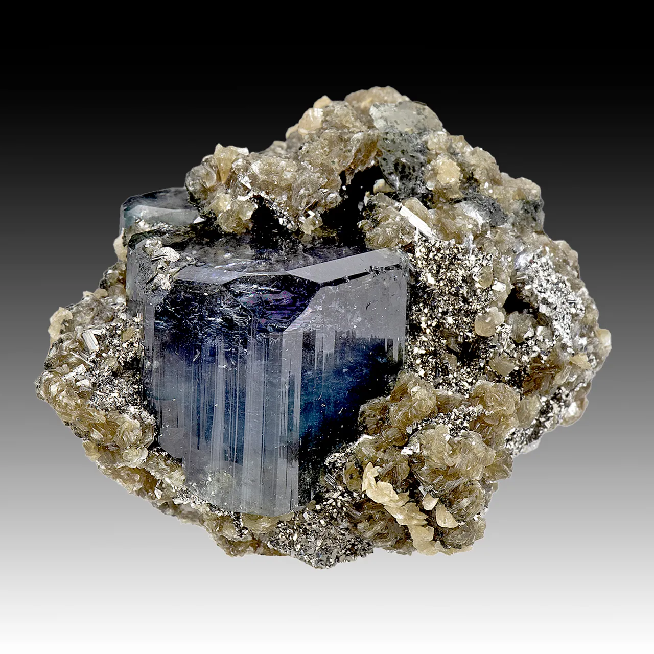 Fluorapatite with Pyrite, Siderite, Muscovite - image 1