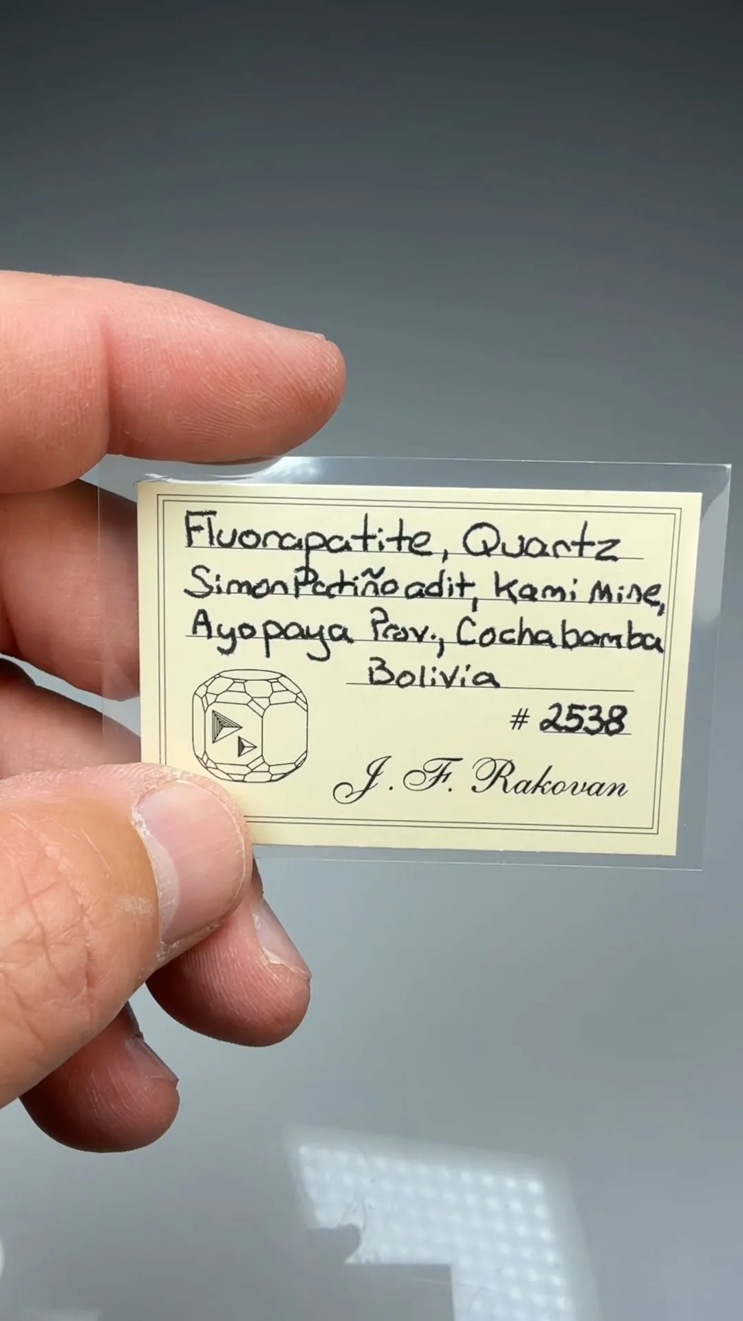 Fluorapatite with Quartz (2538) - image 2