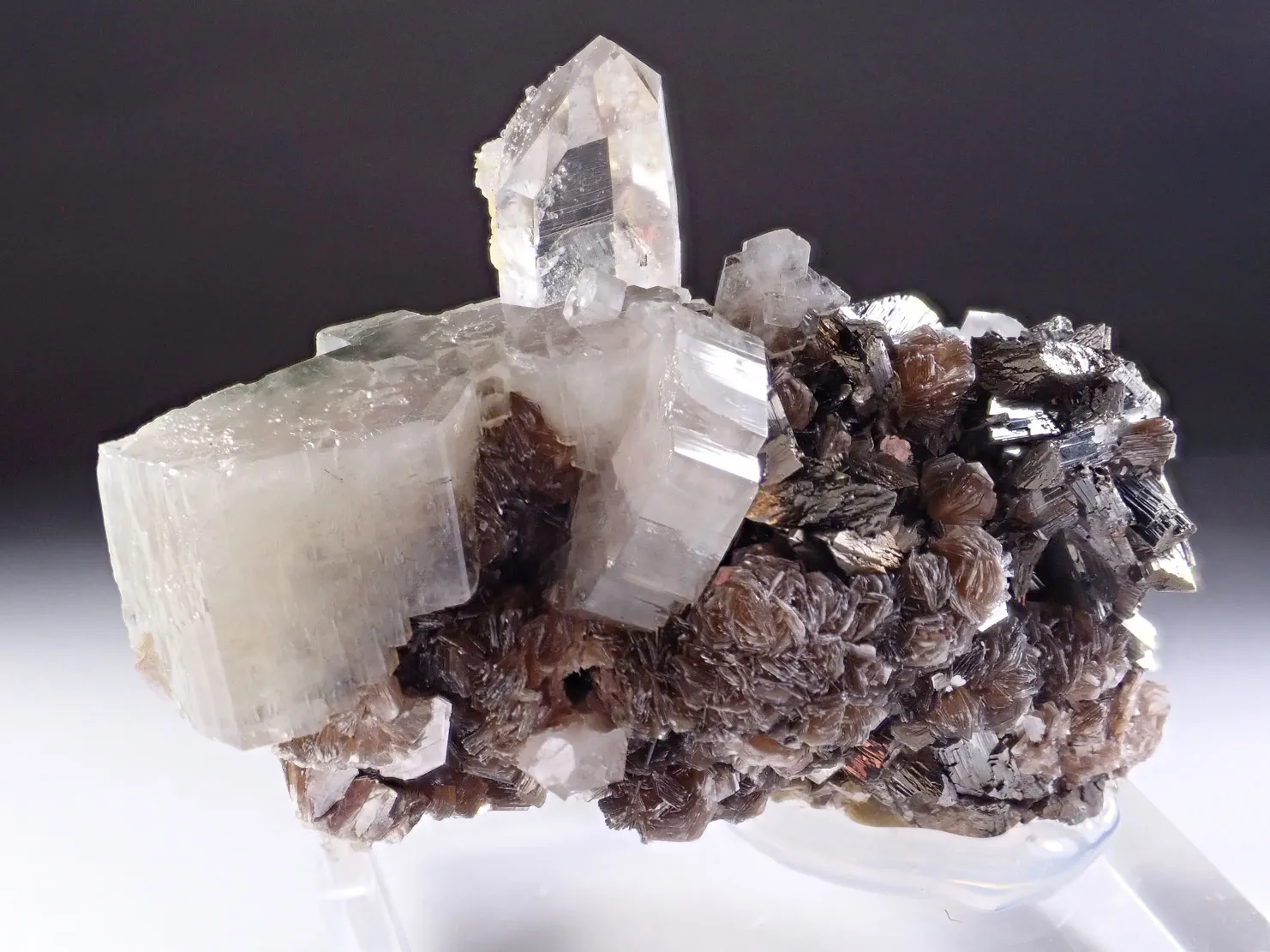 Fluorapatite with Quartz and Arsenopyrite - image 1