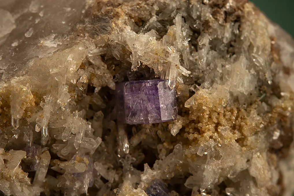 Fluorapatite with Quartz and COOKEITE - image 2